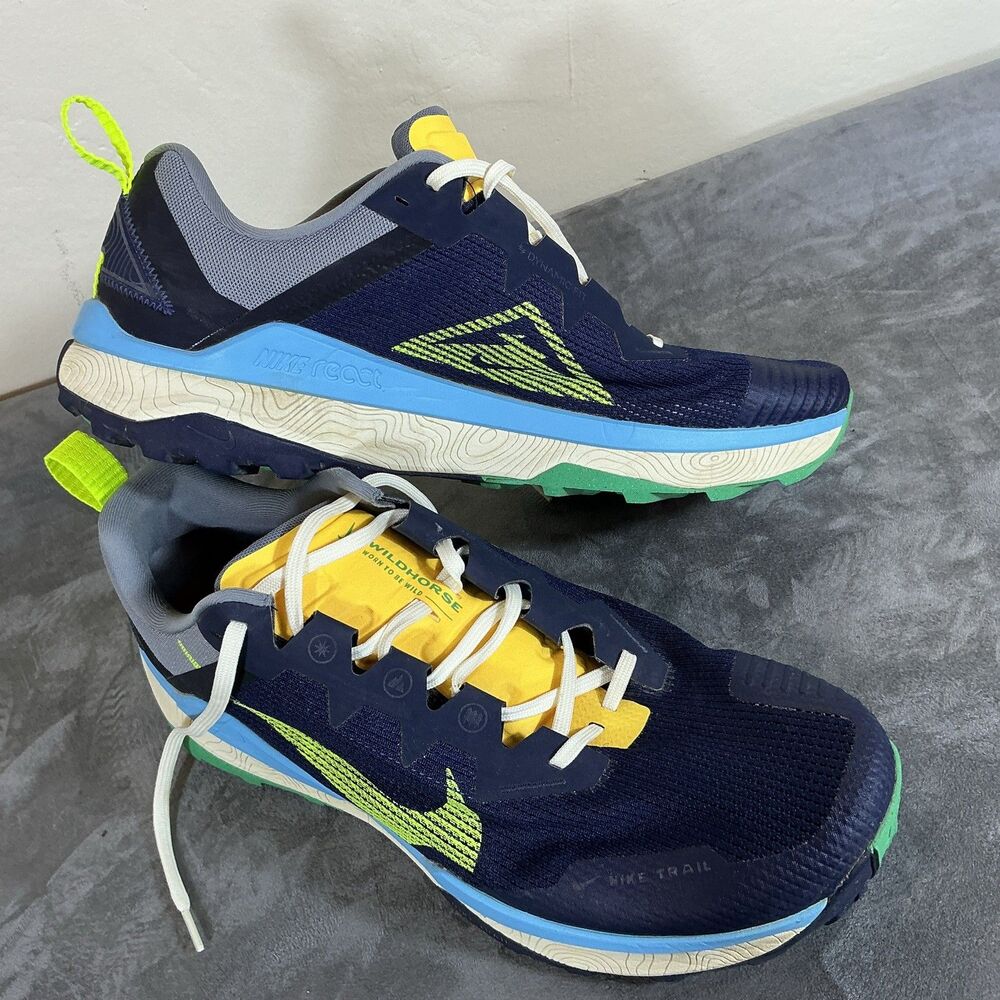 Nike Wildhorse 13 Obsidian Volt ACG React Trail Running Shoes Men’s - DR2686-400